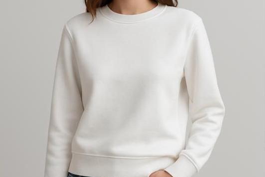 Белый свитшот