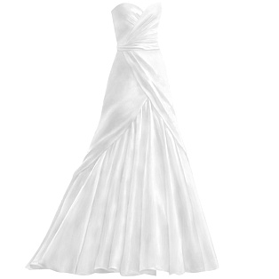 Платье длинное